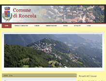 Tablet Screenshot of comune.costavalleimagna.bg.it